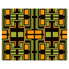 Abstract Geometric Design    Double Sided Flano Blanket (medium)  by Eskimos