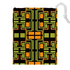 Abstract Geometric Design    Drawstring Pouch (5xl) by Eskimos