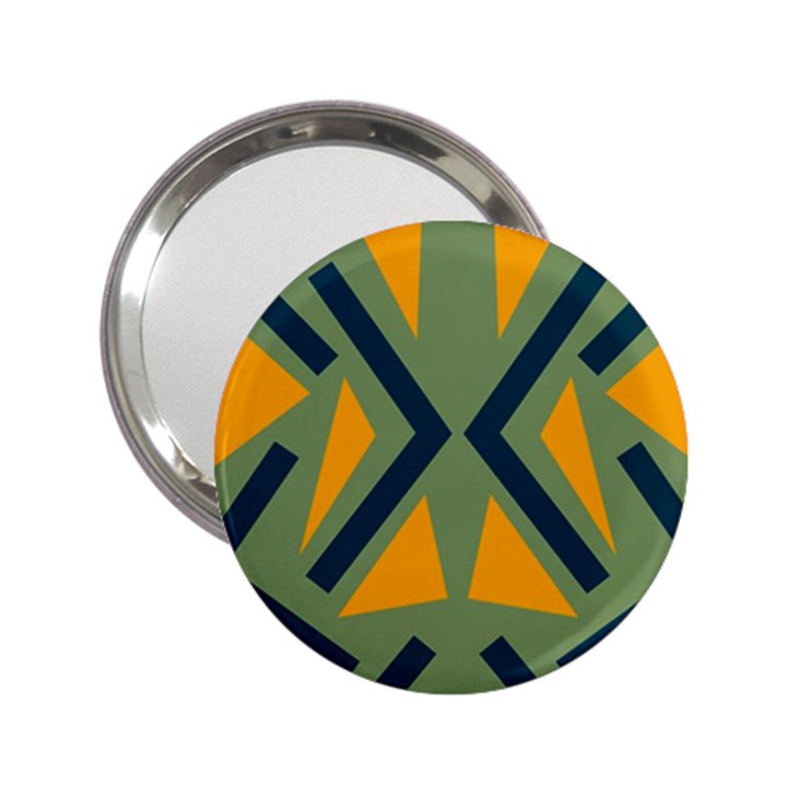 Abstract geometric design    2.25  Handbag Mirrors