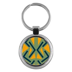 Abstract geometric design    Key Chain (Round)