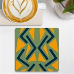 Abstract geometric design    UV Print Square Tile Coaster  Front