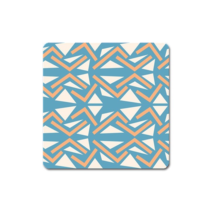 Abstract geometric design    Square Magnet