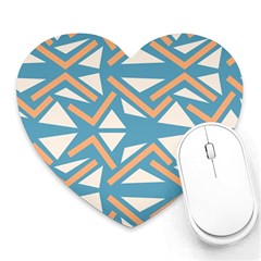 Abstract Geometric Design    Heart Mousepads by Eskimos