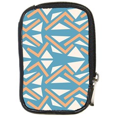 Abstract Geometric Design    Compact Camera Leather Case by Eskimos