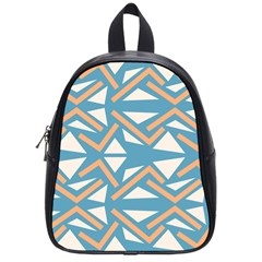 Abstract Geometric Design    School Bag (small) by Eskimos