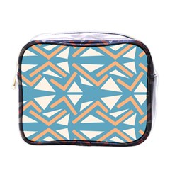 Abstract Geometric Design    Mini Toiletries Bag (one Side) by Eskimos