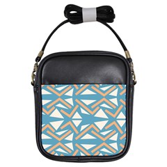 Abstract Geometric Design    Girls Sling Bag by Eskimos