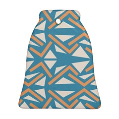 Abstract Geometric Design    Bell Ornament (two Sides) by Eskimos