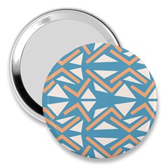 Abstract Geometric Design    3  Handbag Mirrors by Eskimos