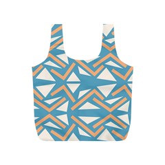 Abstract Geometric Design    Full Print Recycle Bag (s) by Eskimos