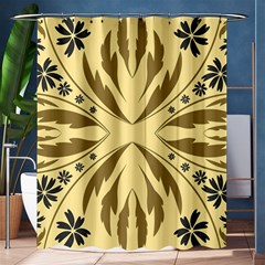 Folk Flowers Print Floral Pattern Ethnic Art Shower Curtain 60  X 72  (medium)  by Eskimos