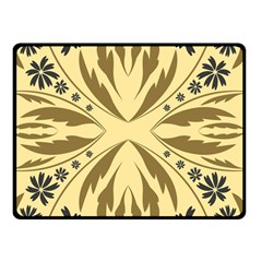 Folk Flowers Print Floral Pattern Ethnic Art Double Sided Fleece Blanket (small)  by Eskimos