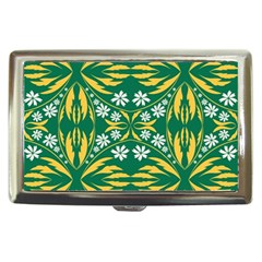 Folk Flowers Print Floral Pattern Ethnic Art Cigarette Money Case by Eskimos