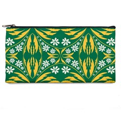 Folk Flowers Print Floral Pattern Ethnic Art Pencil Case by Eskimos