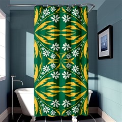 Folk Flowers Print Floral Pattern Ethnic Art Shower Curtain 36  X 72  (stall)  by Eskimos