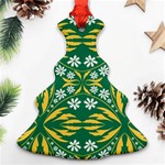 Folk flowers print Floral pattern Ethnic art Ornament (Christmas Tree)  Front