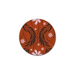 Folk flowers print Floral pattern Ethnic art Golf Ball Marker (4 pack) Front