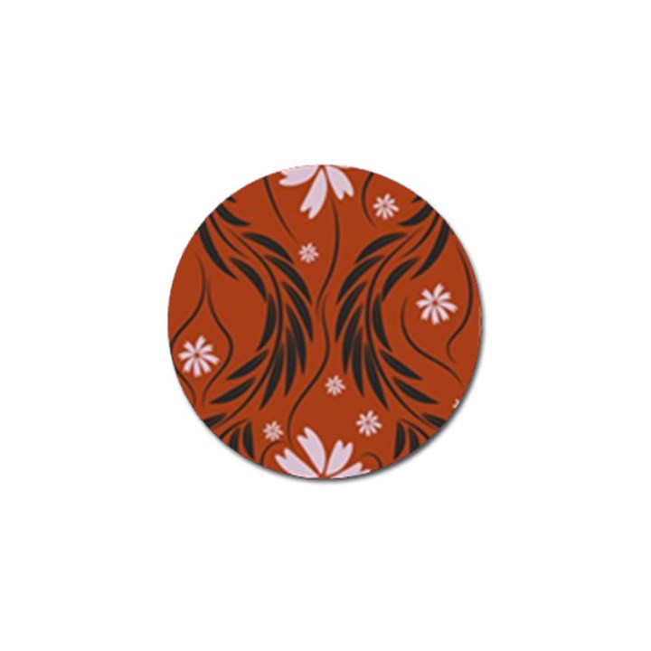 Folk flowers print Floral pattern Ethnic art Golf Ball Marker (4 pack)