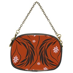 Folk Flowers Print Floral Pattern Ethnic Art Chain Purse (one Side) by Eskimos