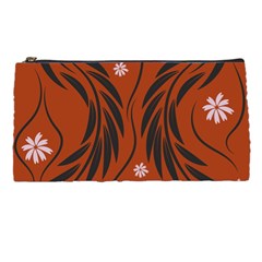 Folk Flowers Print Floral Pattern Ethnic Art Pencil Case by Eskimos