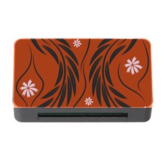 Folk Flowers Print Floral Pattern Ethnic Art Memory Card Reader With Cf by Eskimos