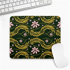 Folk Flowers Print Floral Pattern Ethnic Art Large Mousepads by Eskimos