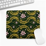 Folk flowers print Floral pattern Ethnic art Large Mousepads Front