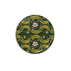 Folk Flowers Print Floral Pattern Ethnic Art Hat Clip Ball Marker by Eskimos