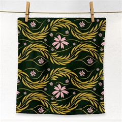 Folk Flowers Print Floral Pattern Ethnic Art Face Towel by Eskimos