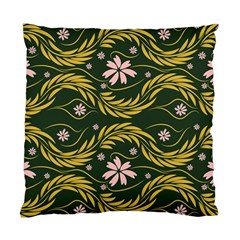 Folk Flowers Print Floral Pattern Ethnic Art Standard Cushion Case (two Sides) by Eskimos