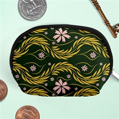 Folk Flowers Print Floral Pattern Ethnic Art Accessory Pouch (medium) by Eskimos