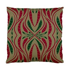 Folk Flowers Print Floral Pattern Ethnic Art Standard Cushion Case (one Side) by Eskimos