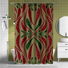 Folk Flowers Print Floral Pattern Ethnic Art Shower Curtain 48  X 72  (small)  by Eskimos