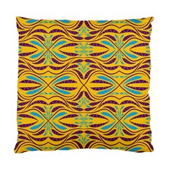 Folk Flowers Print Floral Pattern Ethnic Art Standard Cushion Case (one Side) by Eskimos