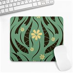 Folk flowers print Floral pattern Ethnic art Large Mousepads Front