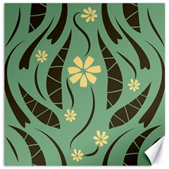 Folk Flowers Print Floral Pattern Ethnic Art Canvas 20  X 20  by Eskimos