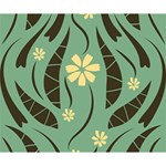 Folk flowers print Floral pattern Ethnic art Deluxe Canvas 14  x 11  (Stretched) 14  x 11  x 1.5  Stretched Canvas