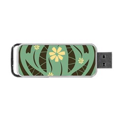 Folk Flowers Print Floral Pattern Ethnic Art Portable Usb Flash (one Side) by Eskimos