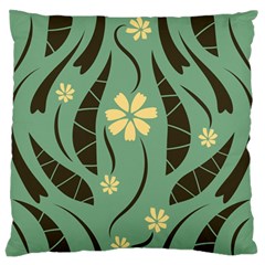 Folk Flowers Print Floral Pattern Ethnic Art Standard Flano Cushion Case (two Sides) by Eskimos