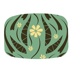 Folk Flowers Print Floral Pattern Ethnic Art Mini Square Pill Box by Eskimos