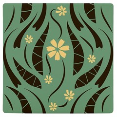 Folk Flowers Print Floral Pattern Ethnic Art Uv Print Square Tile Coaster 