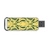 Folk flowers print Floral pattern Ethnic art Portable USB Flash (Two Sides) Front