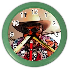 A7502d16-00ec-4c54-8555-4c8710408c05 Color Wall Clock by oneheartbeat