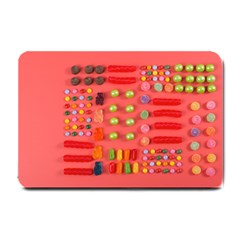 Istockphoto-1211748768-170667a Sweet-treats-candy-knolling-flatlay Backgrounderaser 20220427 131956690 Screenshot 20220515-210318 Small Doormat  by neiceebeazzdesigns