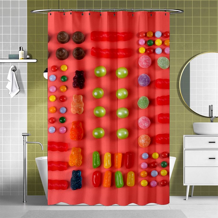 Istockphoto-1211748768-170667a Sweet-treats-candy-knolling-flatlay Backgrounderaser 20220427 131956690 Screenshot 20220515-210318 Shower Curtain 48  x 72  (Small) 