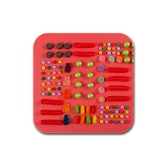 Istockphoto-1211748768-170667a Sweet-treats-candy-knolling-flatlay Backgrounderaser 20220427 131956690 Screenshot 20220515-210318 Rubber Square Coaster (4 Pack) by neiceebeazzdesigns