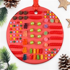 Istockphoto-1211748768-170667a Sweet-treats-candy-knolling-flatlay Backgrounderaser 20220427 131956690 Screenshot 20220515-210318 Round Ornament (two Sides) by neiceebeazzdesigns