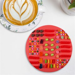 Istockphoto-1211748768-170667a Sweet-treats-candy-knolling-flatlay Backgrounderaser 20220427 131956690 Screenshot 20220515-210318 Uv Print Round Tile Coaster by neiceebeazzdesigns