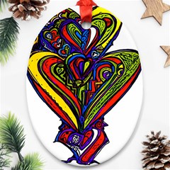 323e9da6-3c5d-45a8-8e87-448e29102b76 Ornament (oval) by oneheartbeat