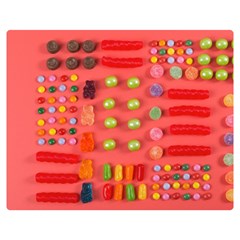 Istockphoto-1211748768-170667a Sweet-treats-candy-knolling-flatlay Backgrounderaser 20220427 131956690 Screenshot 20220515-210318 Double Sided Flano Blanket (medium)  by neiceebeazzdesigns